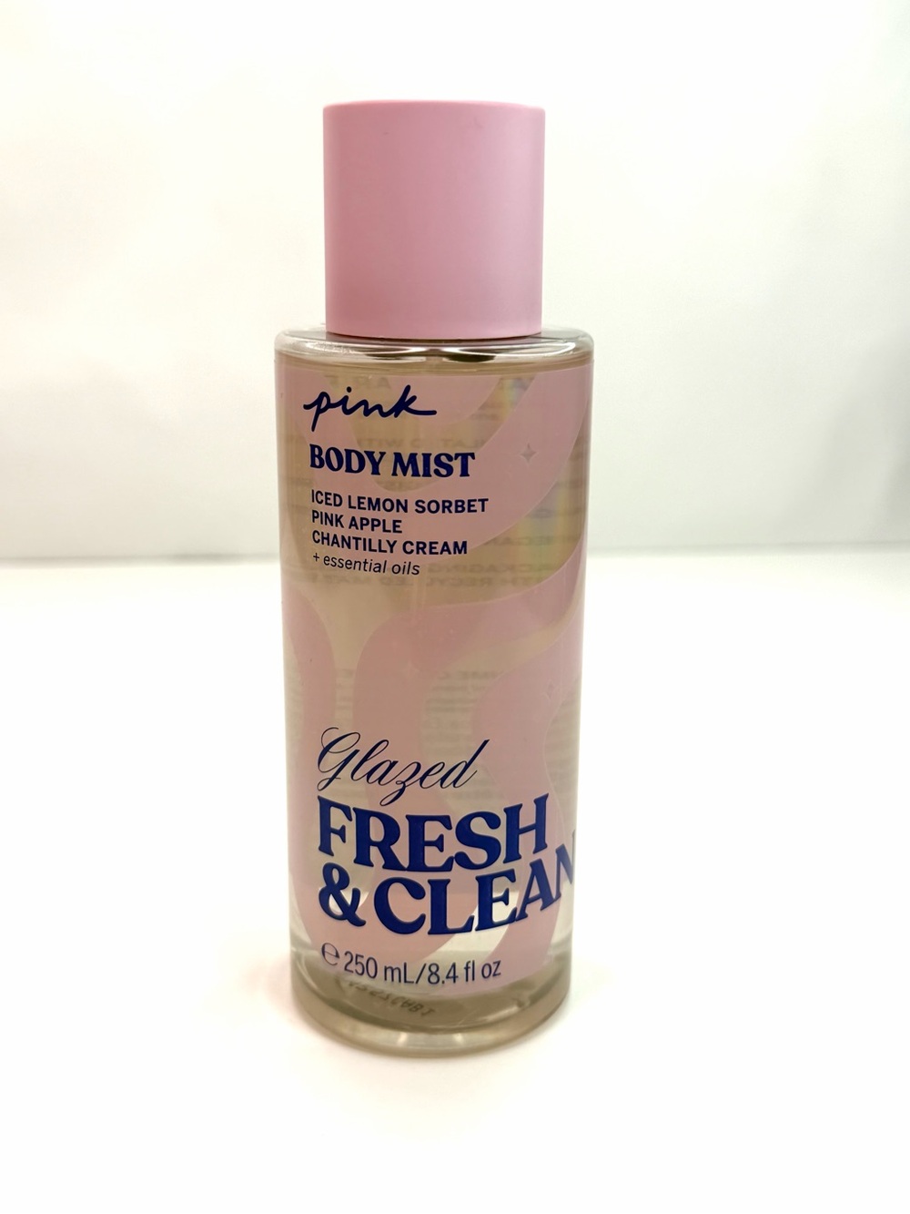 PINK Victoria's Secret Glazed Fresh and Clean 8.4 FL OZ Body Mist Spray